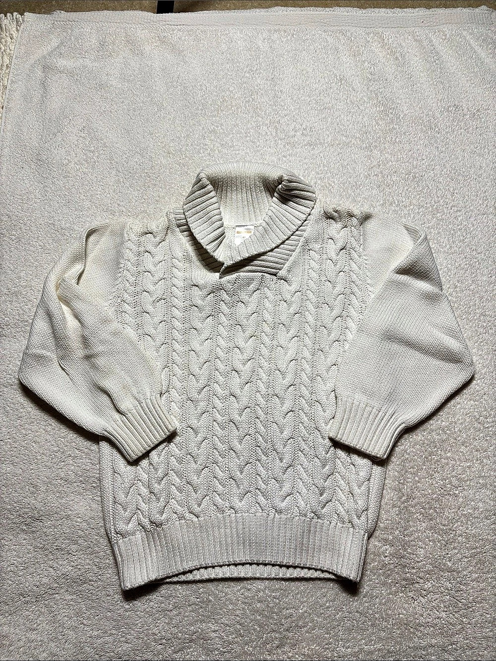 Gymboree Cable Knit Cowl Neck Sweater in Gray